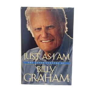 Just As I Am The Autobiography of Billy Graham Hardcover Book‎
